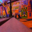 Kidzcity (Utrecht): muurschildering 1000m2 stad